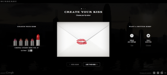send burberry kisses